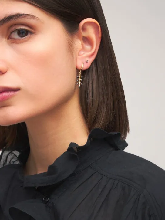 Isabel Marant   Casablanca mismatched earrings 