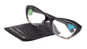 Jane, (Premium) Reading Glasses, High End Readers  1.25.. 3 Magnifying Glasses Cat Eye (Black, Tortoise Shell) Cateye NY Fifth Avenue