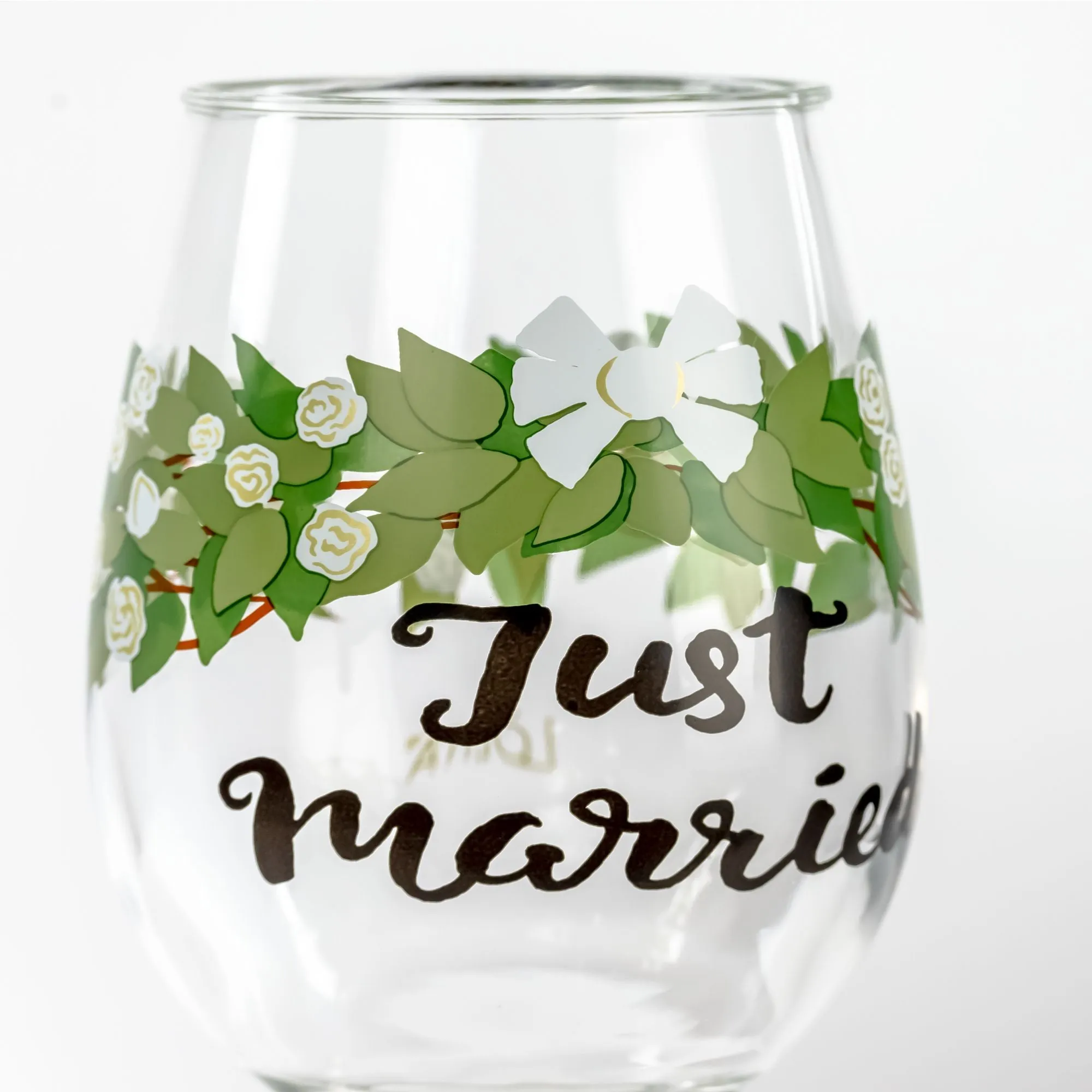 Just Married Acrylic Stemless