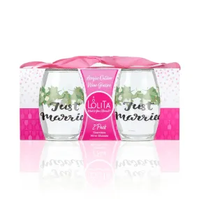 Just Married Acrylic Stemless