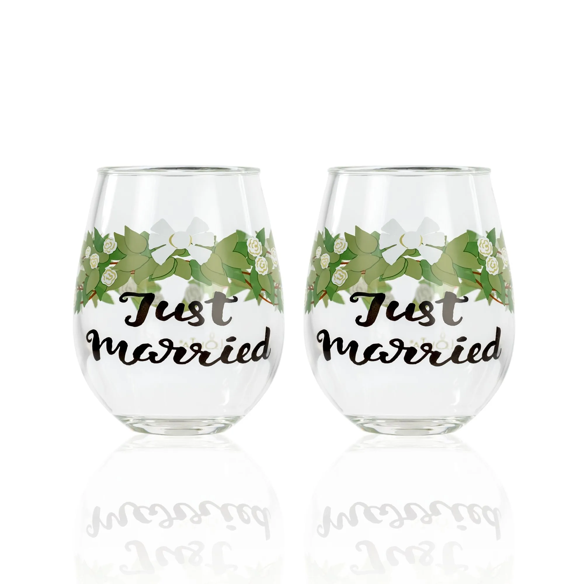 Just Married Acrylic Stemless