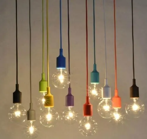 Kaka Colourful Single Bead Bulb Holder
