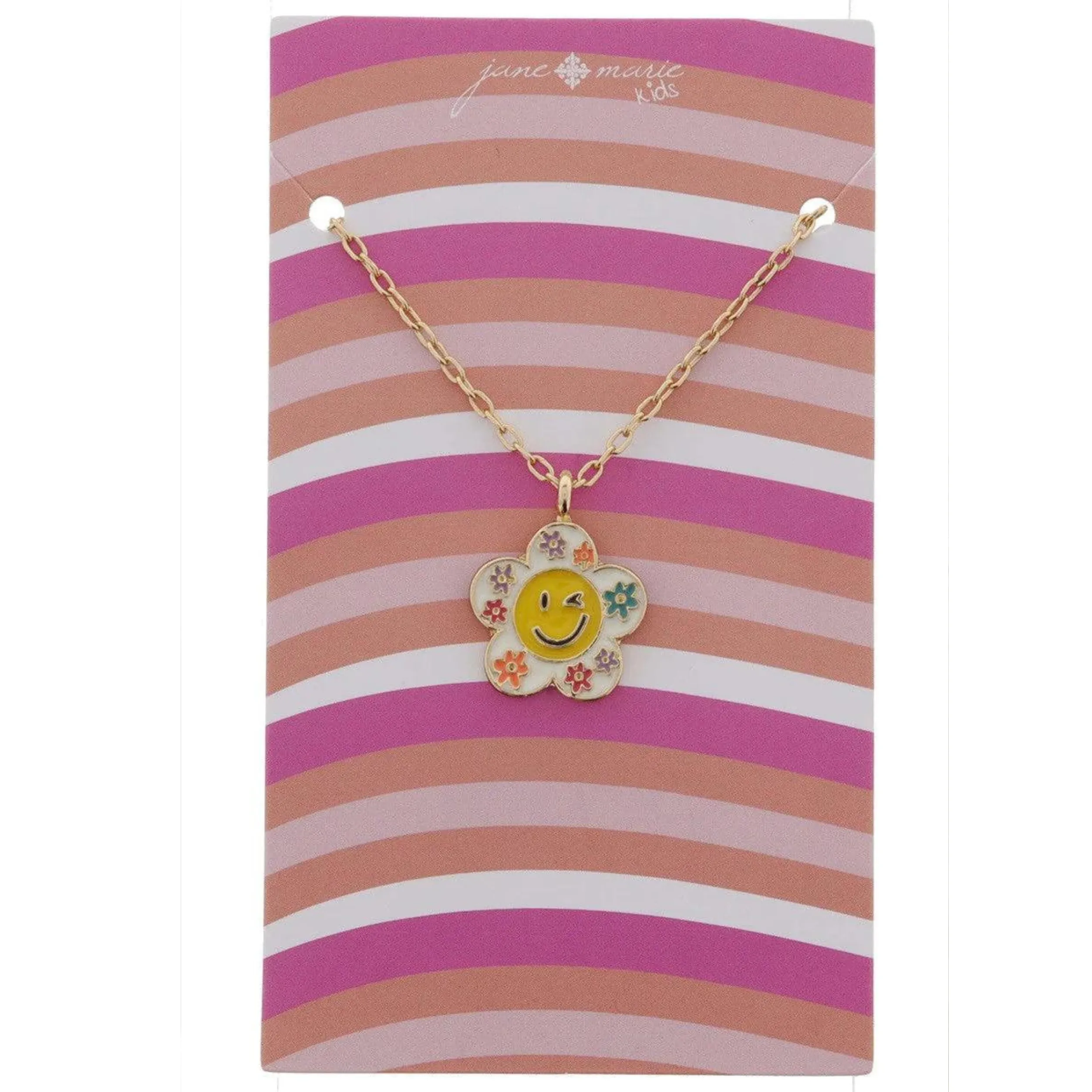 Kids Smiley Face Necklace