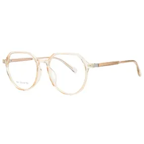 Kocolior Unisex Full Rim Flat Top Oval Tr 90 Hyperopic Reading Glasses 7810