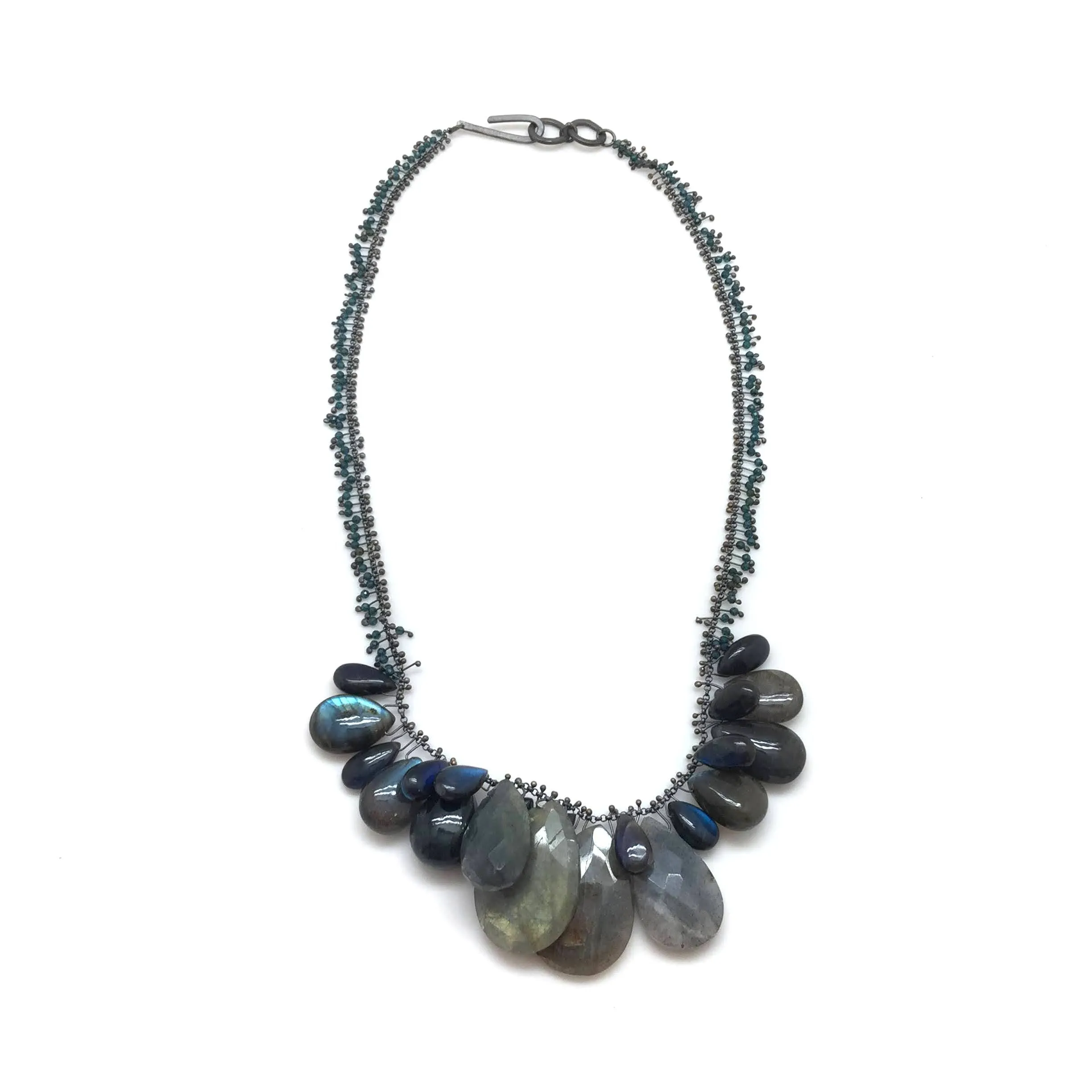 Labradorite Layered Beaded Necklace