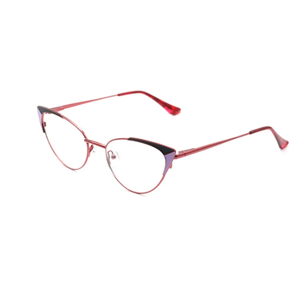 Laoyehui Women's Eyeglasses Cat Eye Reading Glasses Black Red Khaki