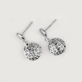 Lattice Pebble Earrings