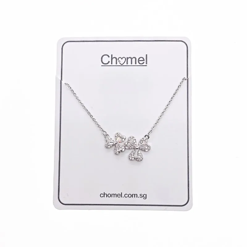 Leaf Cubic Zirconia Necklace