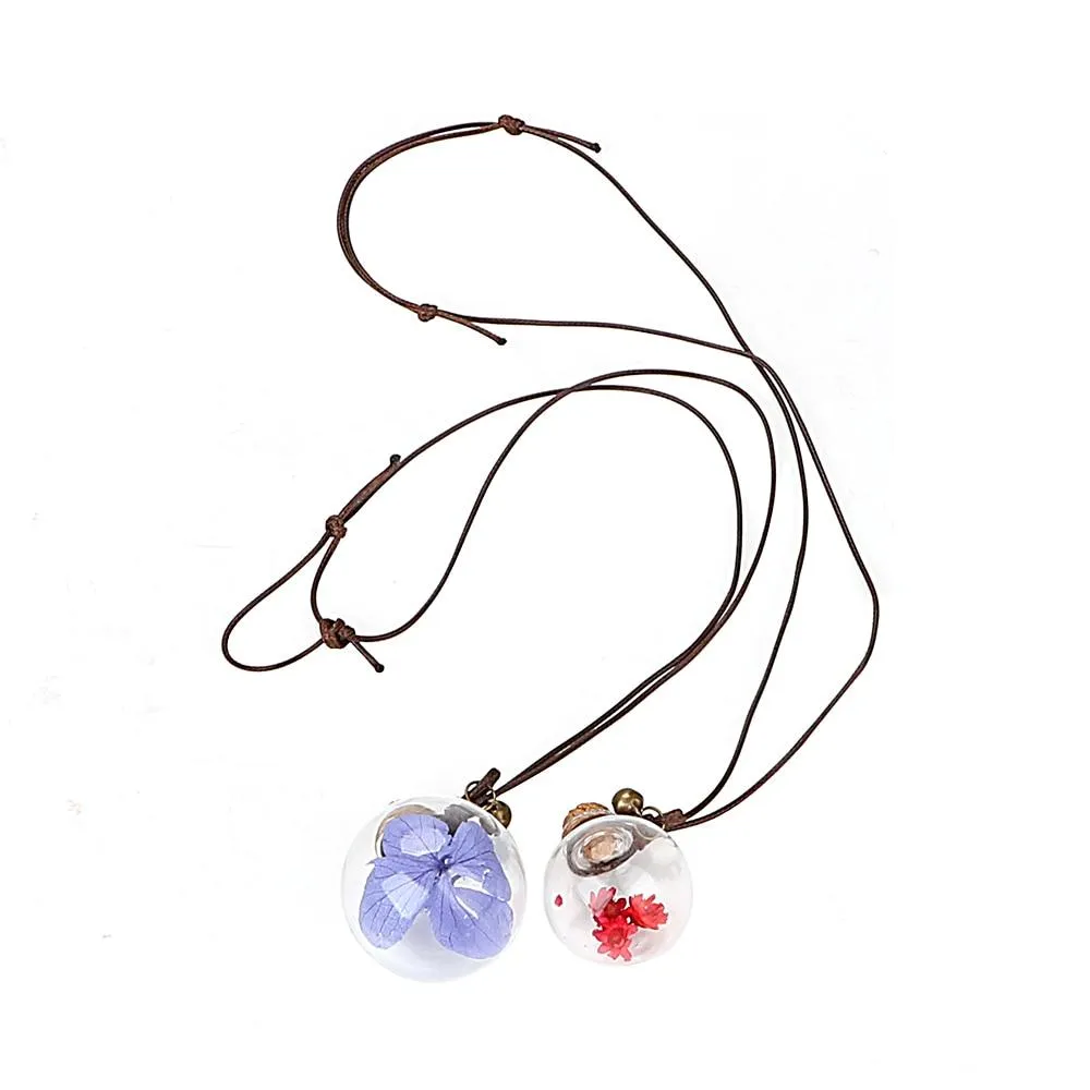 LEEPEE Empty Glass Bottle Fragrance Car Hanging Perfume Pendant For Essential Oils Diffuser Air Freshener Car-styling