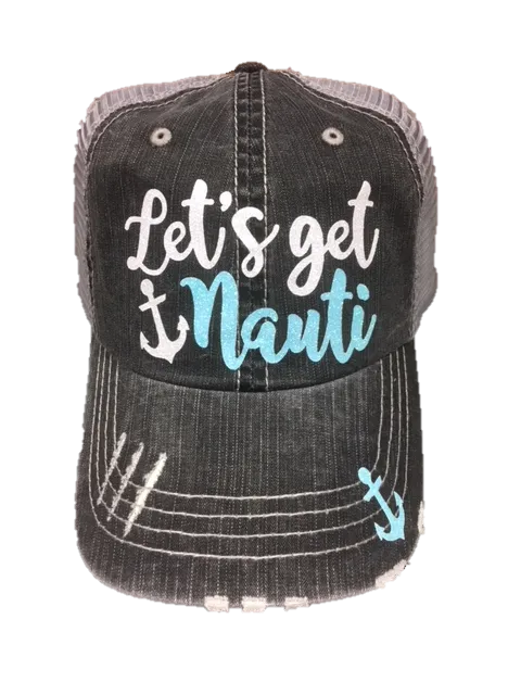 Let's Get Nauti Trucker Cap CGB005