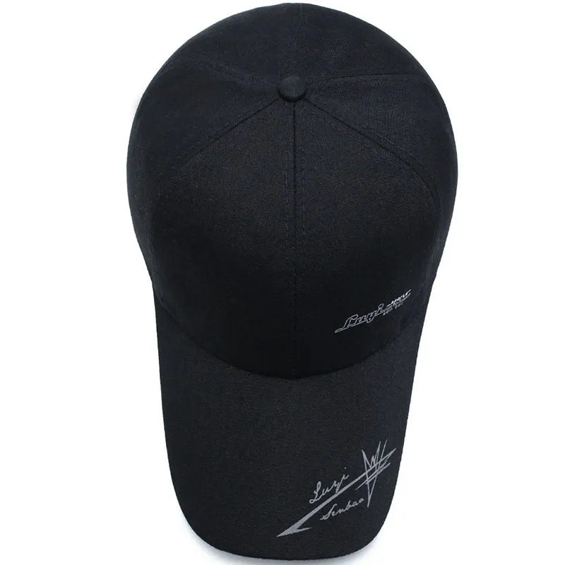 Long Brim Summer Baseball Cap For Men Print Fishing Hat Snapback Golf Trucker Caps Canvas Women Sun Visors