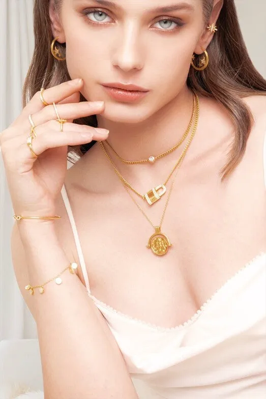Lucky Flipped Coin Necklace