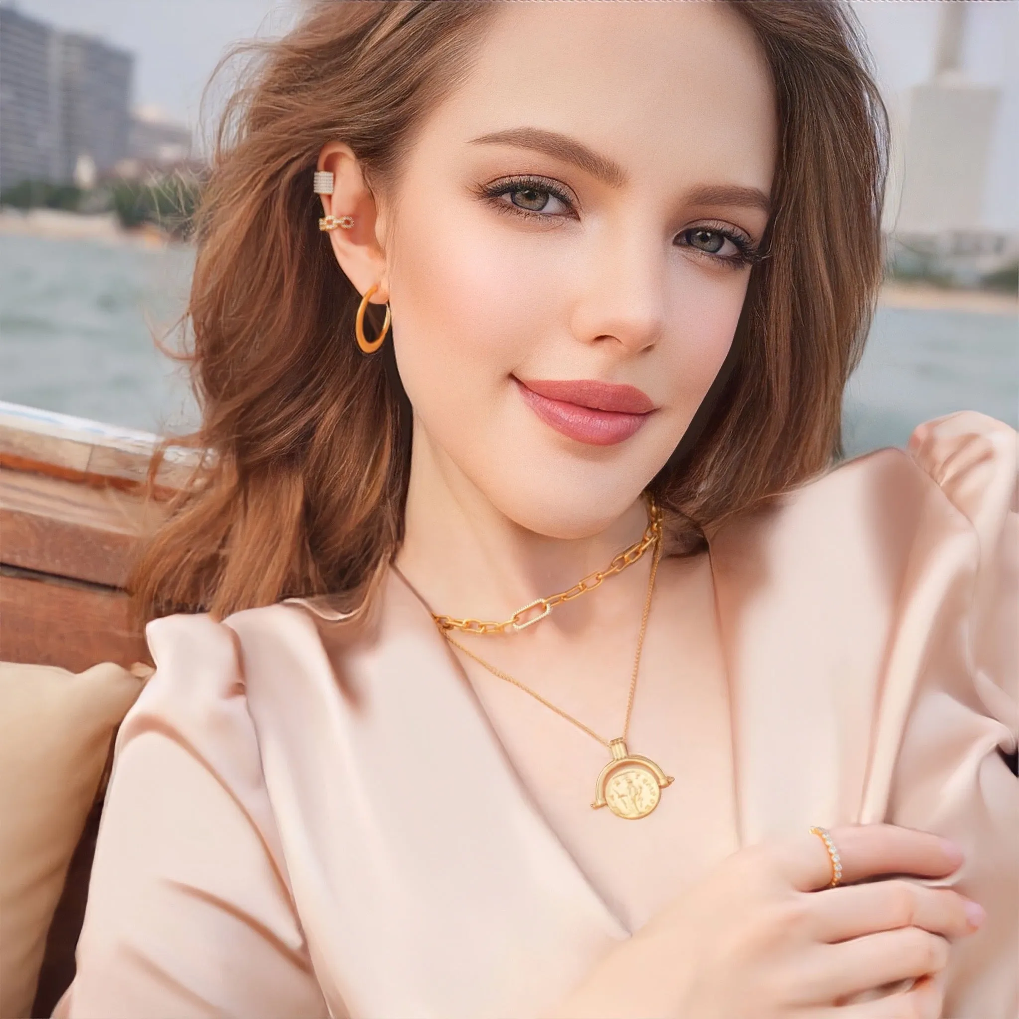 Lucky Flipped Coin Necklace