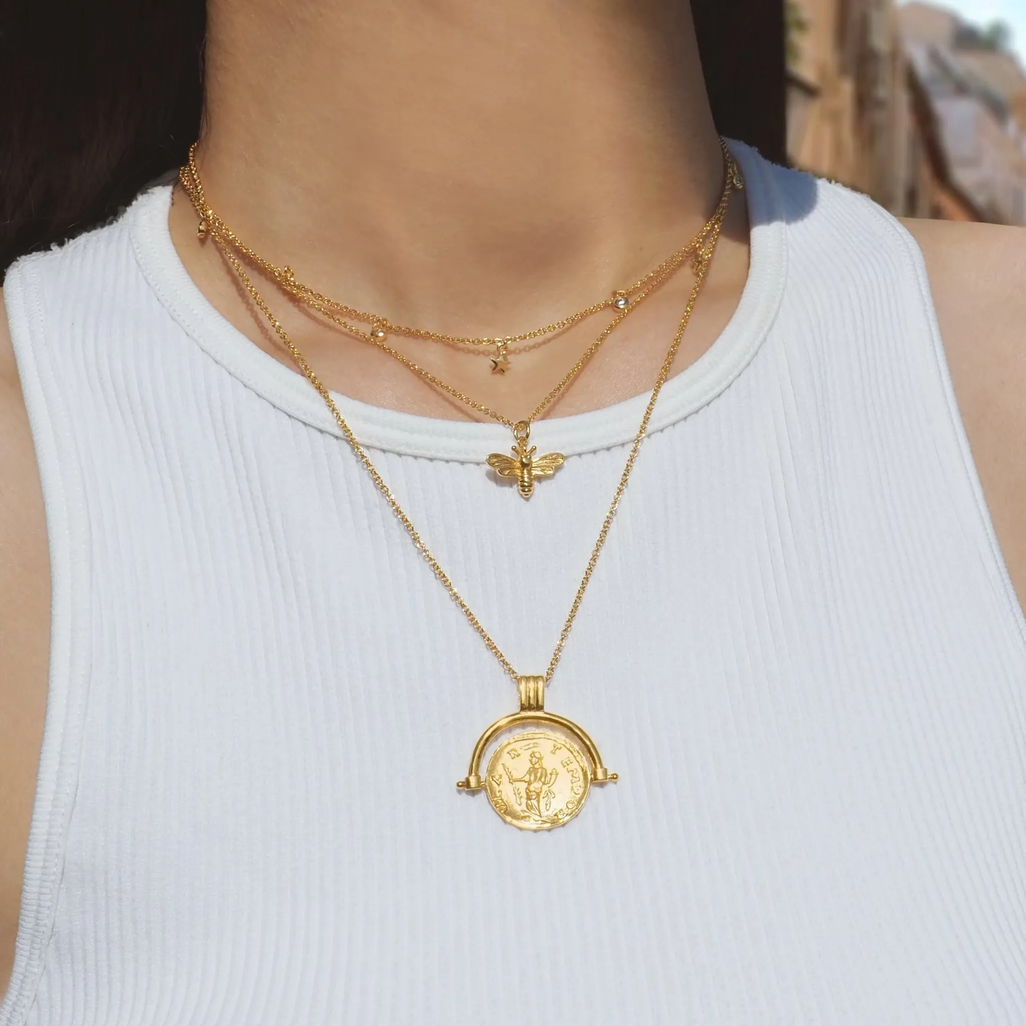 Lucky Flipped Coin Necklace