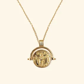 Lucky Flipped Coin Necklace