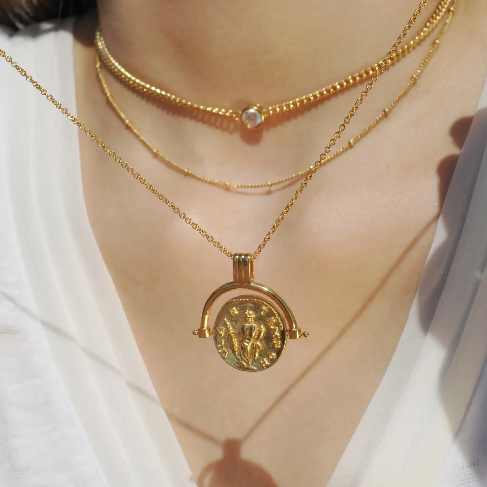Lucky Flipped Coin Necklace