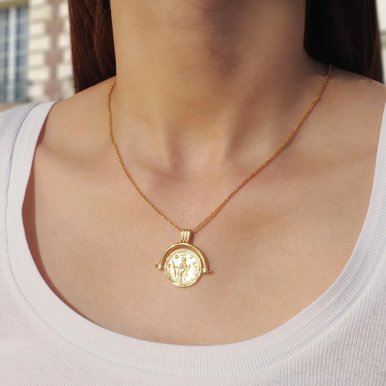 Lucky Flipped Coin Necklace
