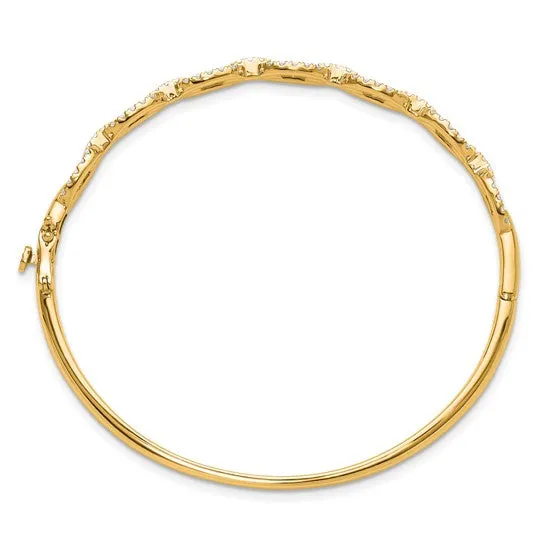 Luminous Links Diamond Bangle