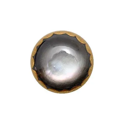 Maki-e Urushi Lacquer Pendant Necklace - Black Lip Oyster Pearl Shell / Frame Design / Black -, Traditional Japanese Urushi Lacquer Jewelry