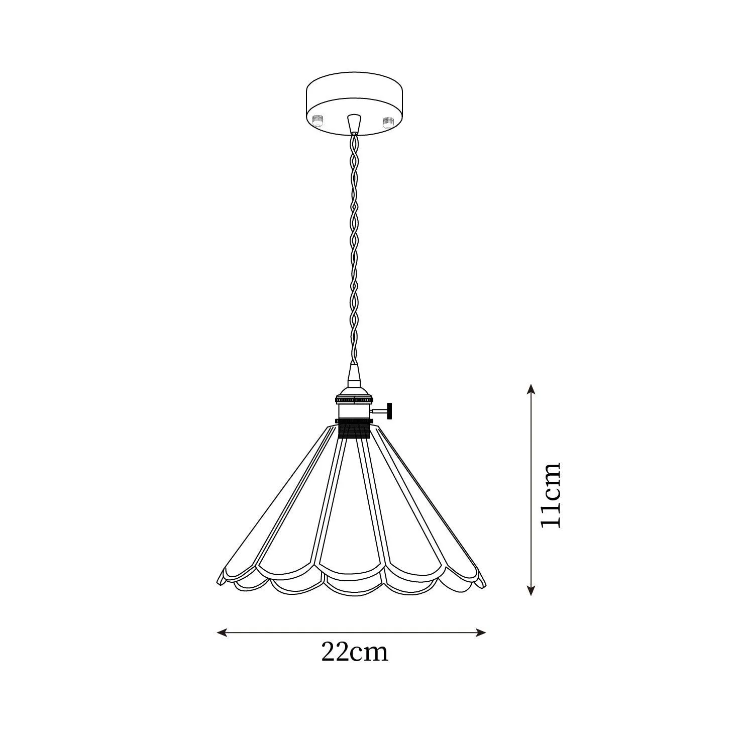 Maki Glass Pendant Lamp