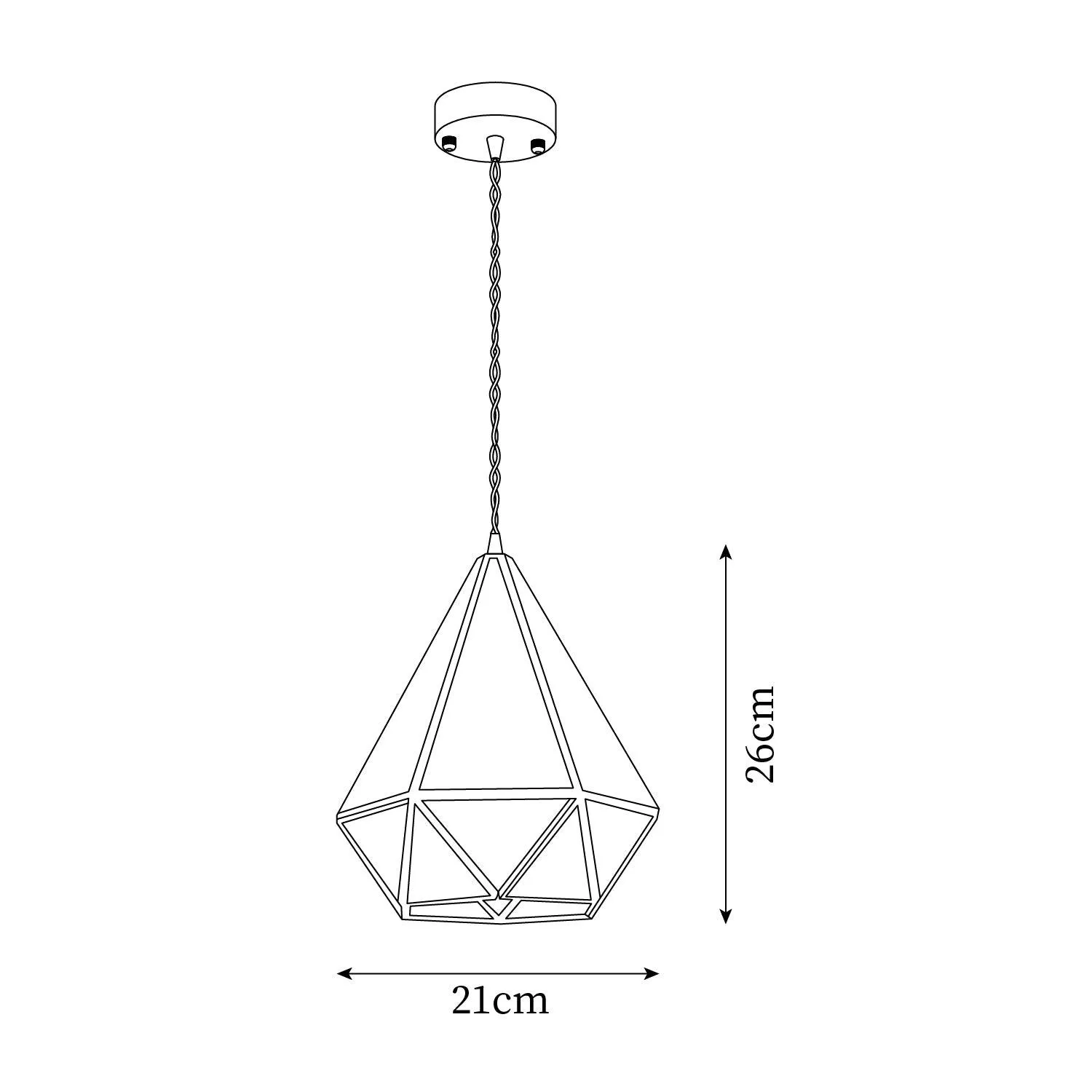 Maki Glass Pendant Lamp
