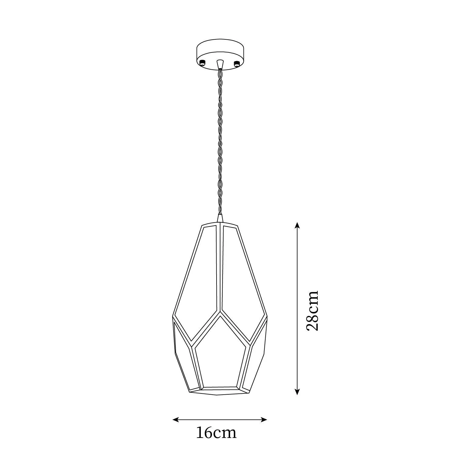 Maki Glass Pendant Lamp