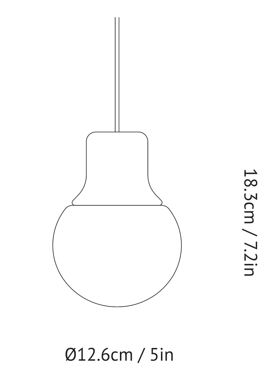 Mass Pendant NA5 - Marble