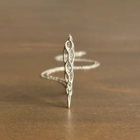 Medium Silver Cholla Pendant