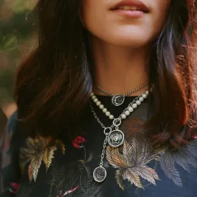 Medusa Double Curb Link Talisman Choker