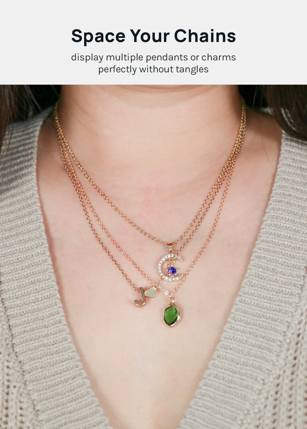 Miss A Necklace Clasp - Gold