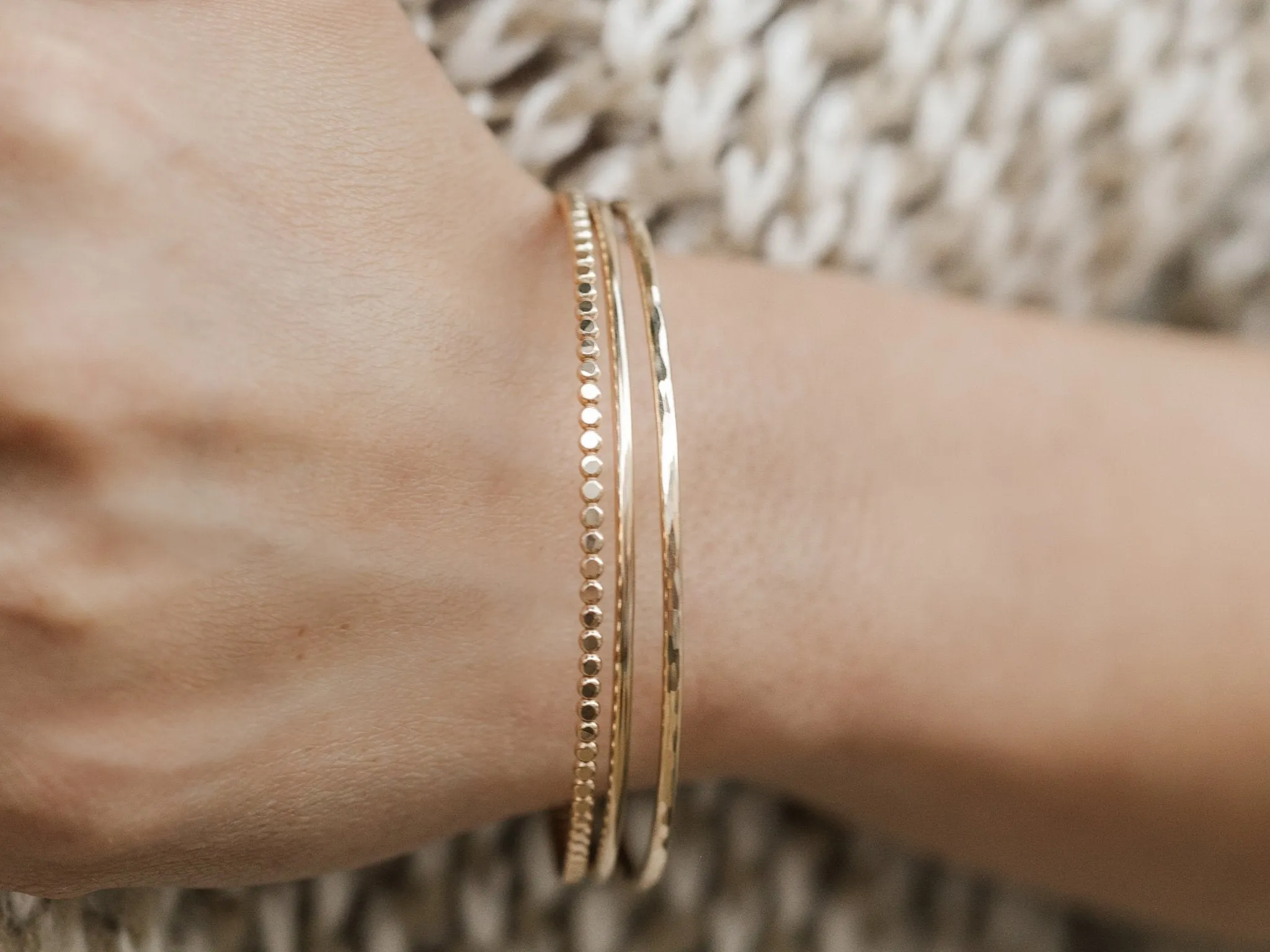 Mixed Bangle Stack
