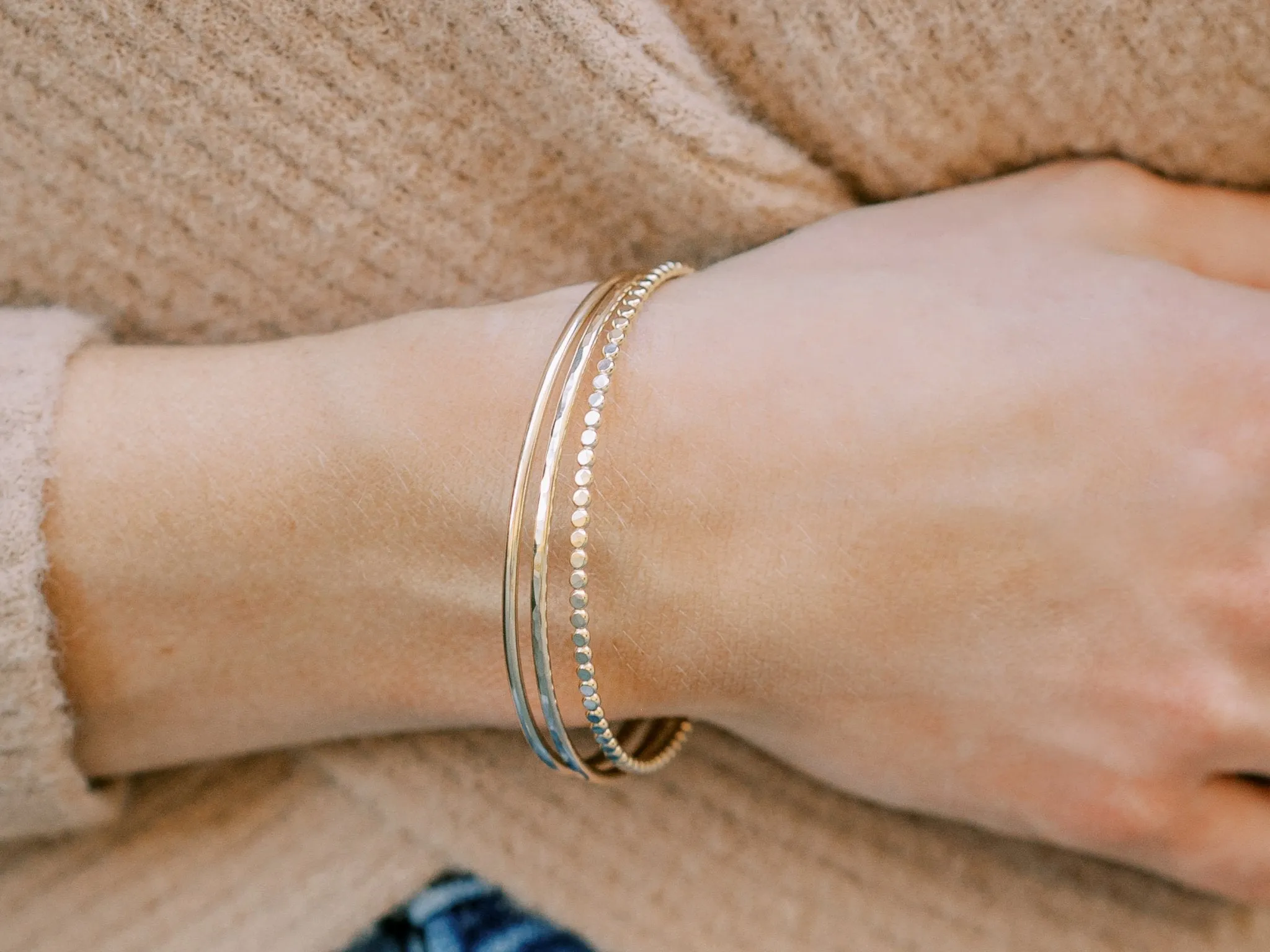 Mixed Bangle Stack