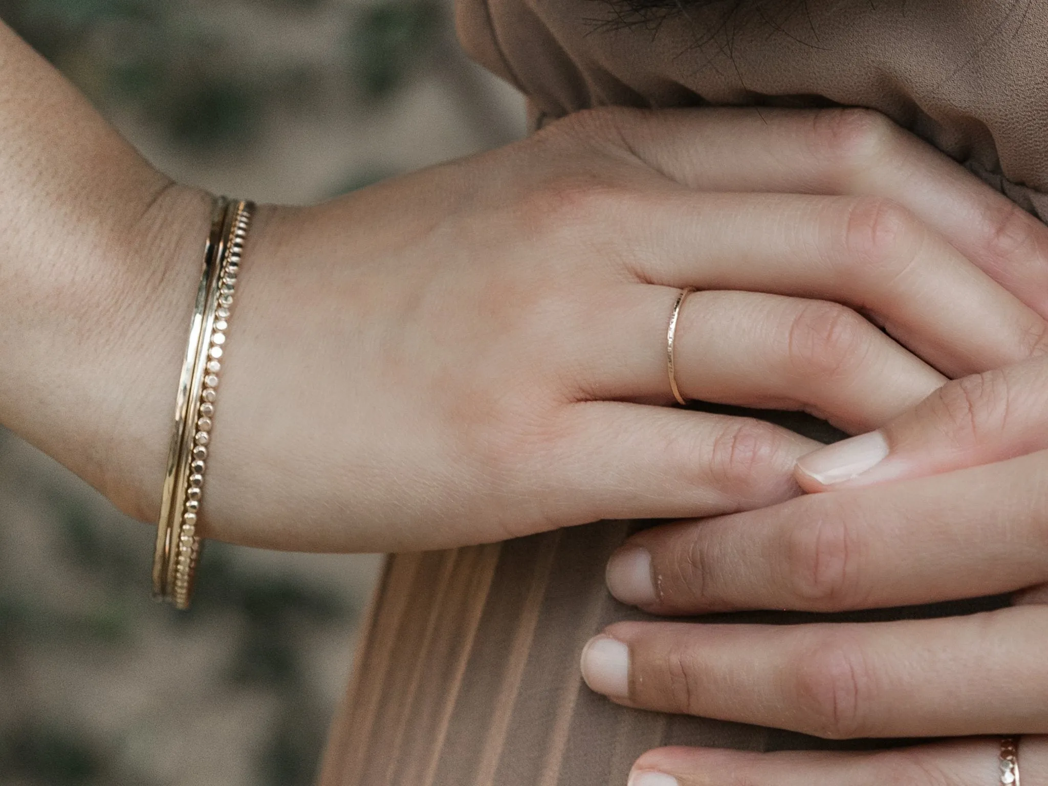 Mixed Bangle Stack