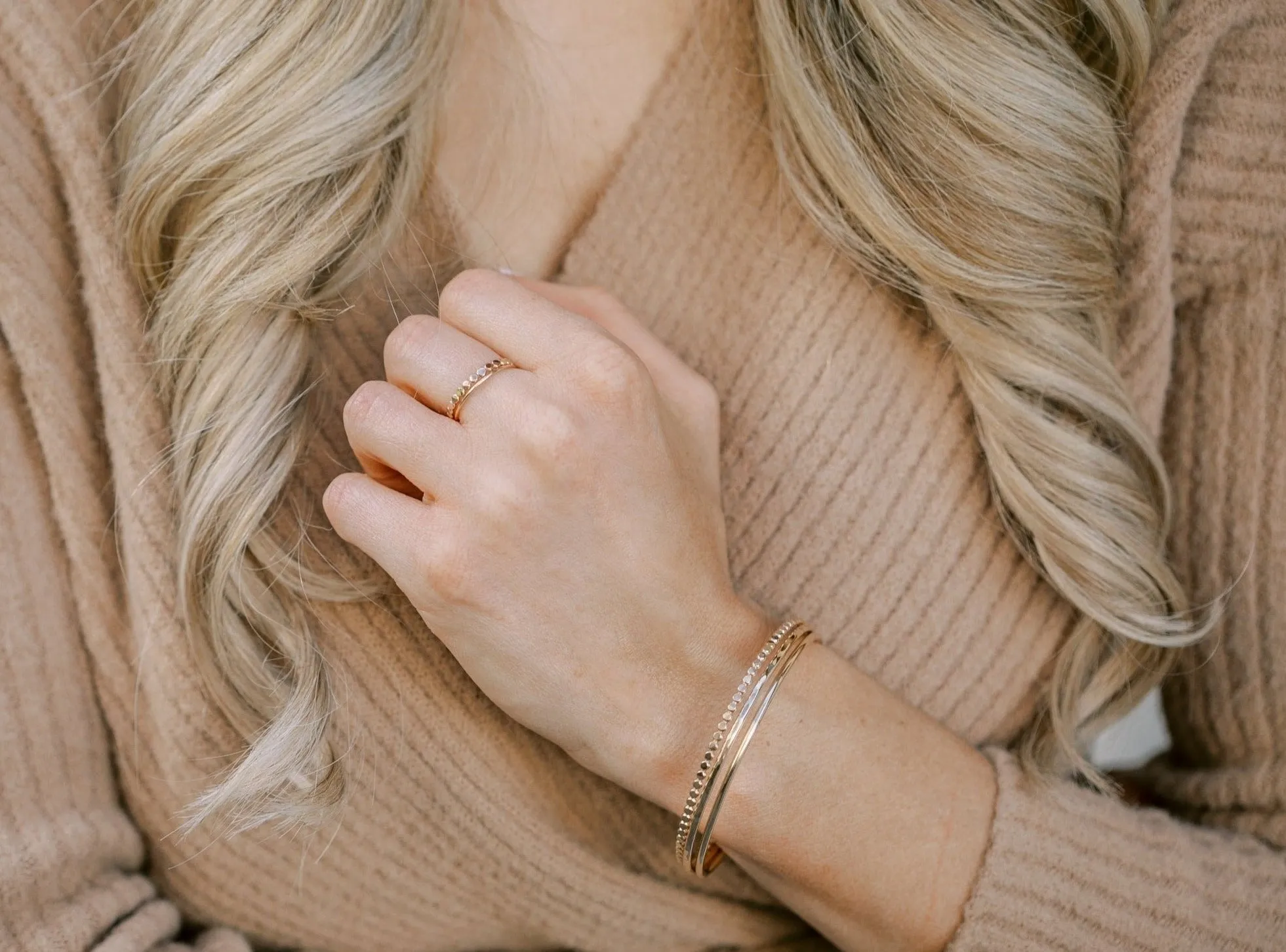 Mixed Bangle Stack