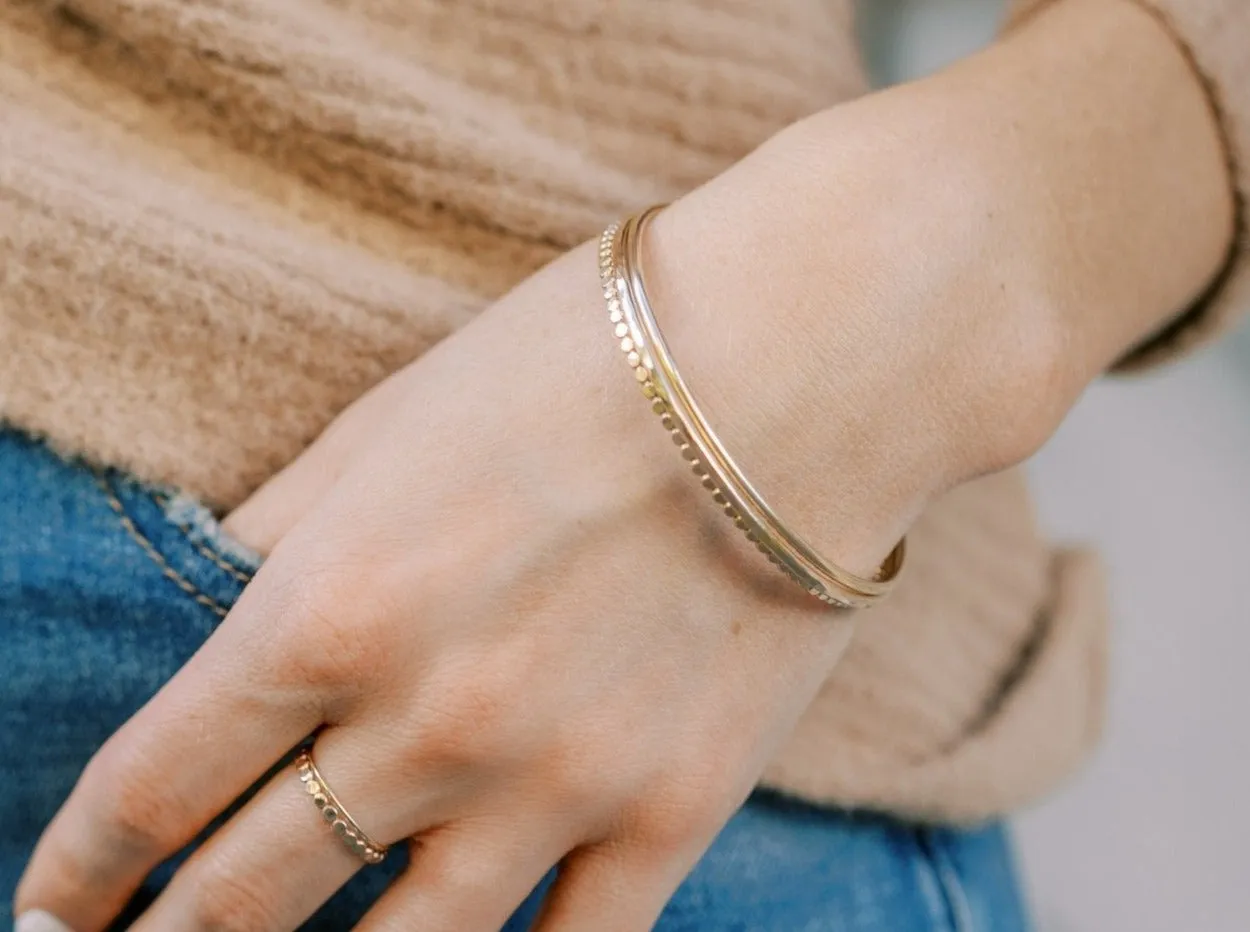 Mixed Bangle Stack