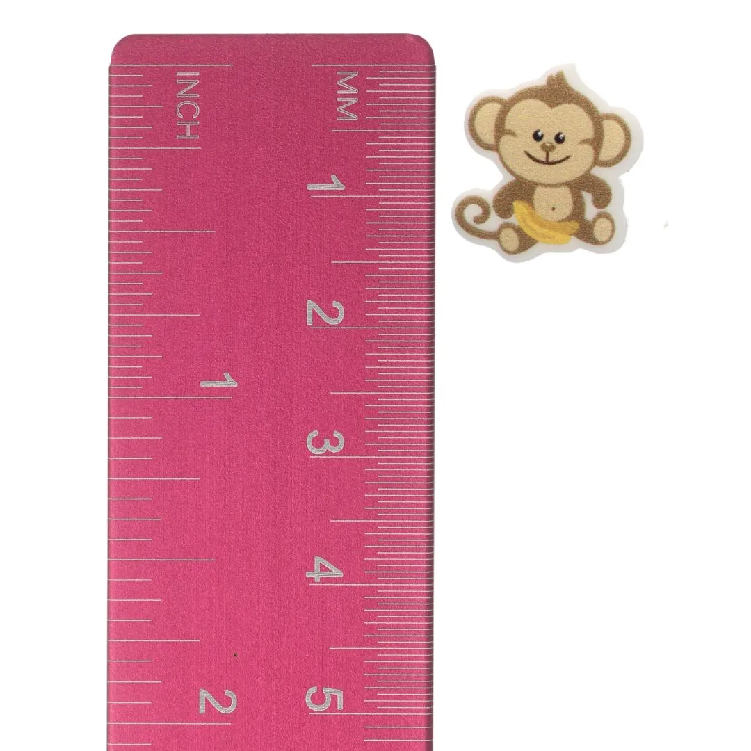 Monkey Studs Hypoallergenic Earrings for Sensitive Ears Made with Plastic Posts