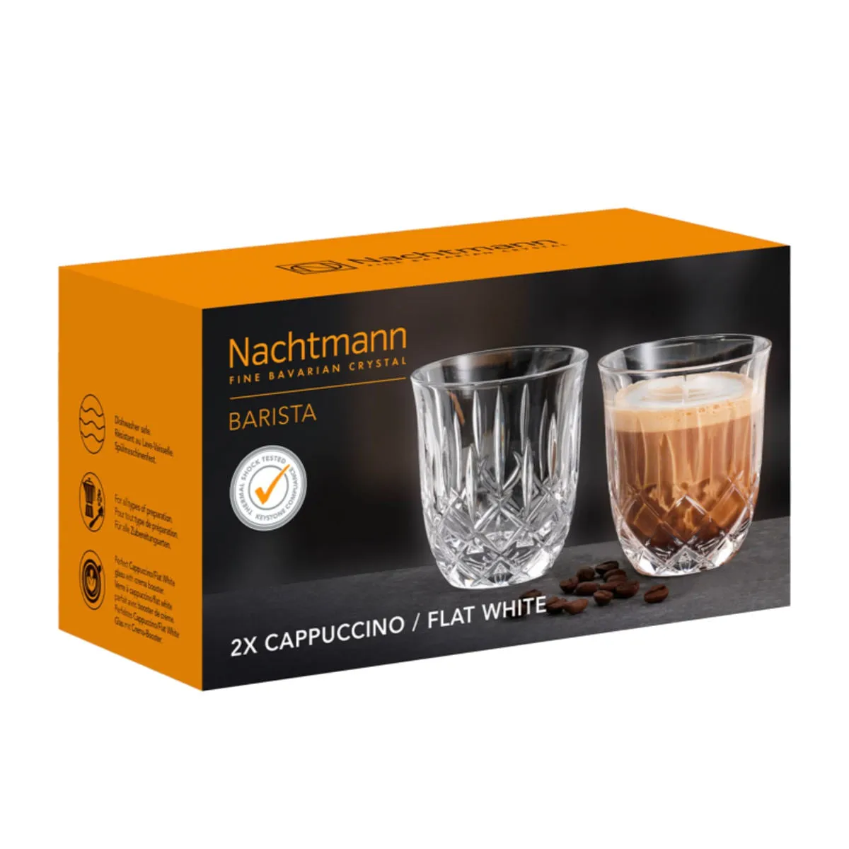 Nachtmann Barista Noblesse Cappuccino Glass 235ml (Set of 2)