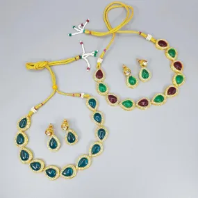 Naira- Sleek Kundan Choker Set