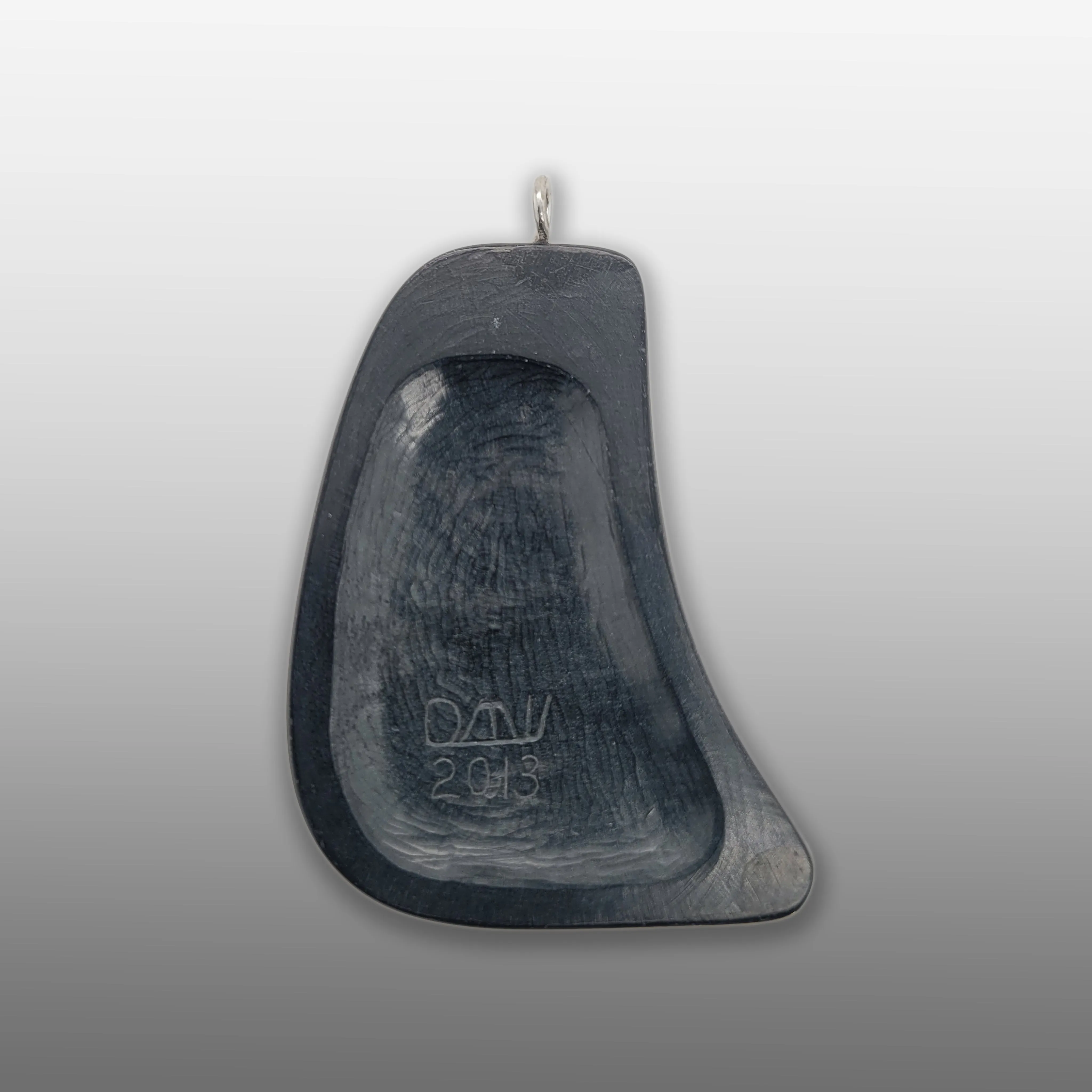Nanasimgit and the Killer Whale Argillite Pendant