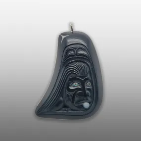 Nanasimgit and the Killer Whale Argillite Pendant