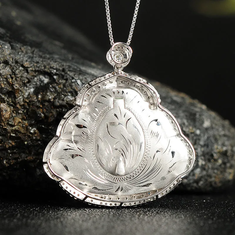 Natural Jade Pendant Jadeite Gold Buddha Pendant PT26