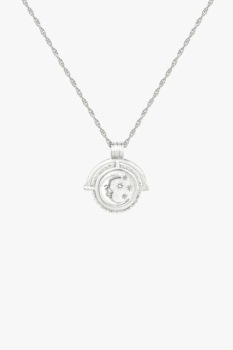 Nightfall necklace silver