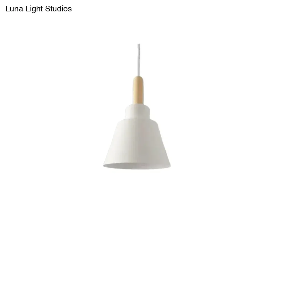 Nordic modern hanging lights, E27 Aluminum wood Pendant Lights, household Restaurant decorative lighting