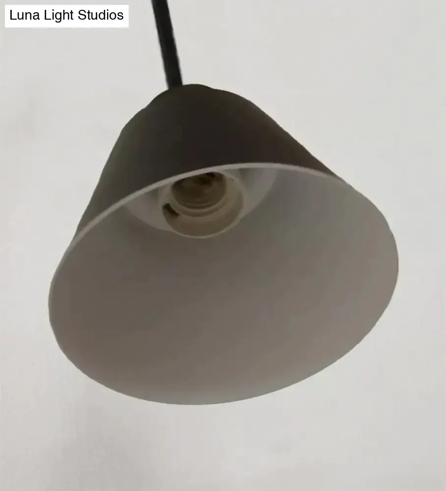 Nordic modern hanging lights, E27 Aluminum wood Pendant Lights, household Restaurant decorative lighting