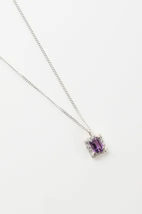 Oliver Thomas 'Rocky' Necklace With Amethyst