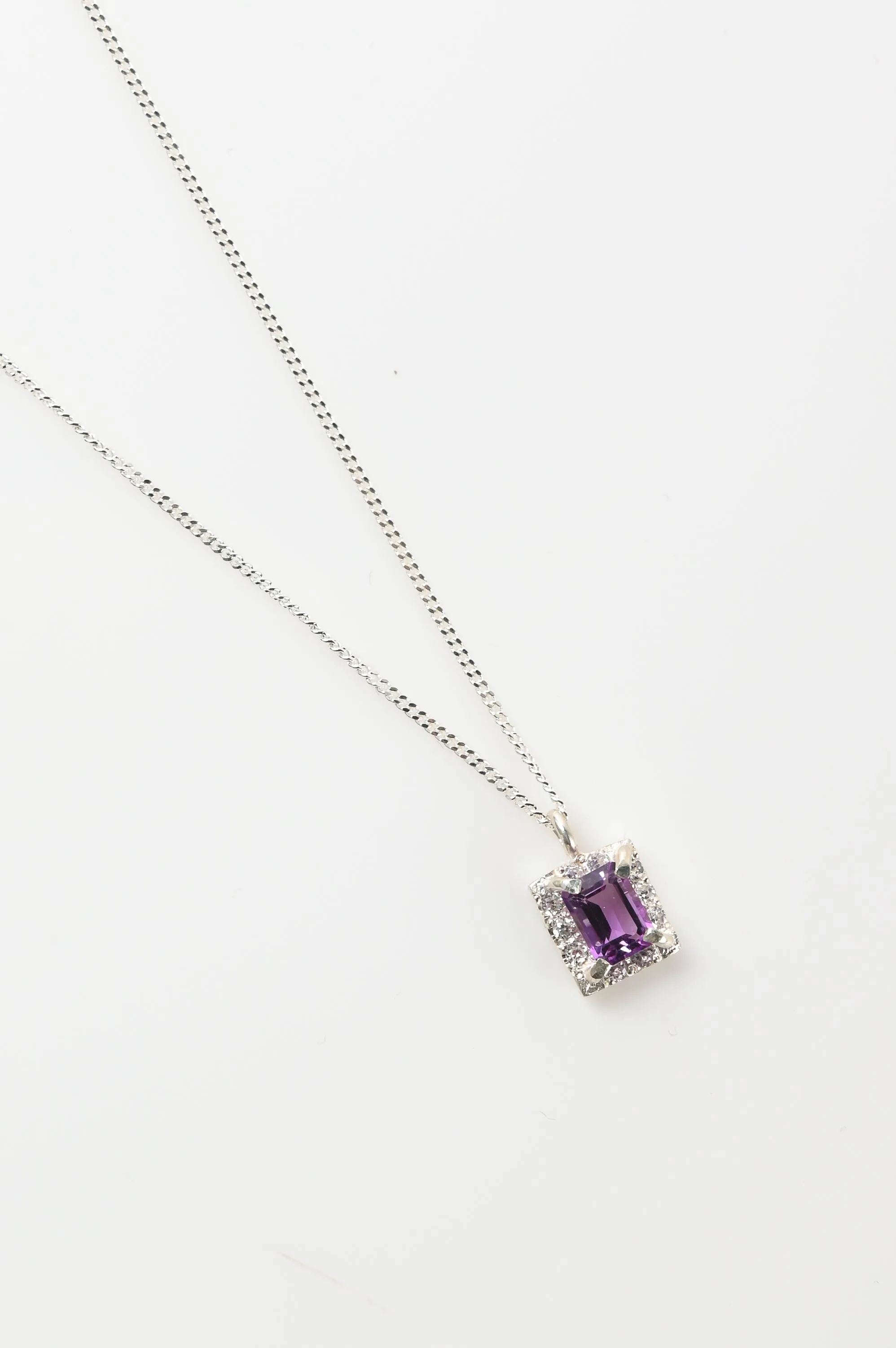 Oliver Thomas 'Rocky' Necklace With Amethyst