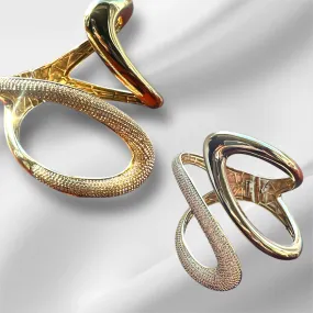 open brass bangle
