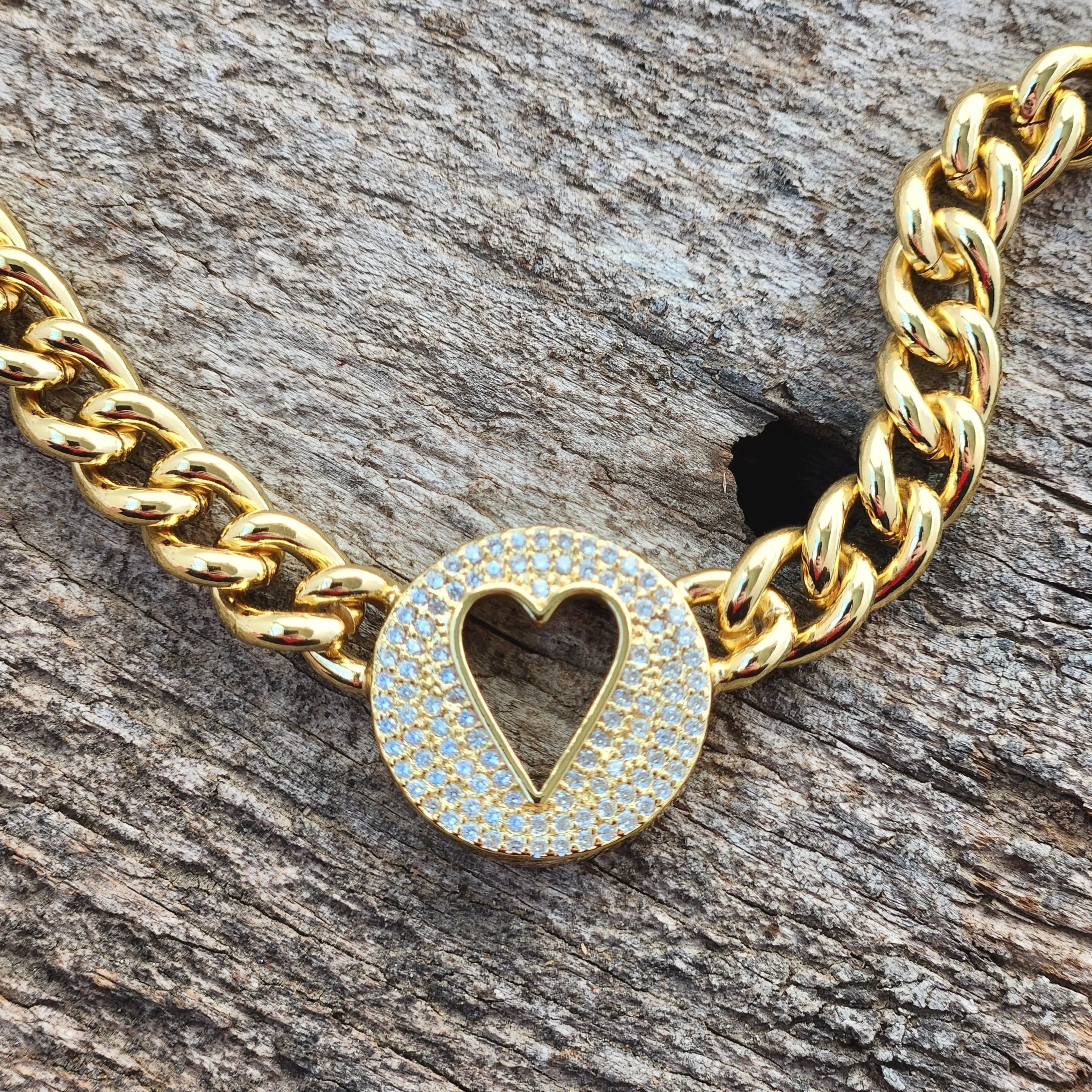 Open Heart Necklace