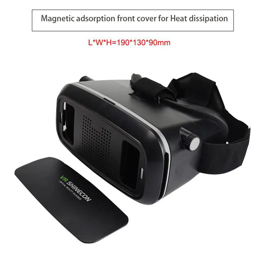 Original VR 3D Glasses Pro Virtual Reality VR Google Cardboard Headset Head Mount for Smartphone 4-6'   Remote Control