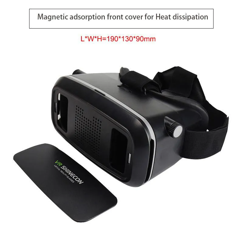 Original VR 3D Glasses Pro Virtual Reality VR Google Cardboard Headset Head Mount for Smartphone 4-6'   Remote Control